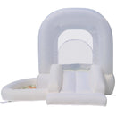 Mini Inflatable Bounce House with Ball Pit - White