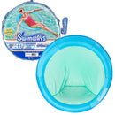 Spring Float Papasan Pool Lounger with Hyper-Flate Valve - Blue