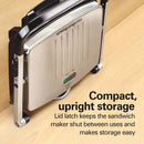 Panini maker/Grill 25410: Nonstick Sandwich & Grilled Cheese Maker