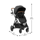 Shyft Intuiti Travel System Featuring Revolve180 LiteMax NXT - Black Shale