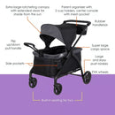 Expedition LTE 2-in-1 Stroller Wagon - Madrid Black