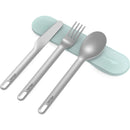 Reusable Stainless Steel Travel Utensil Set with Carrying Case