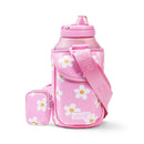 64oz Water Bottle with Bag - Pink Daisy