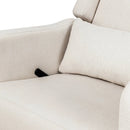 Arlo Recliner And Swivel Glider - Cream Linen