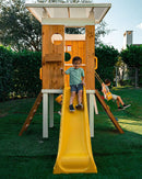 Forest - Modern Backyard Outdoor Swing Set 2 Swings and Trapeze Bar