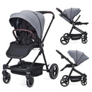 Convertible Baby Pram - Light Grey