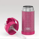 12oz FUNtainer Water Bottle - Pink Glitter