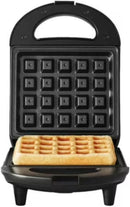2 in 1 Waffle and Sandwich Maker - Black
