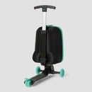 Softside Medium Checked Scooter Suitcase - Teal