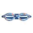 Junior Glide Print Swim Goggles - Bright White