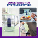 7 Cup Water Pitcher Filtration System - Lime