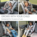 One4Life Slim All-in-One Convertible Car Seat - Raven Black