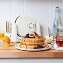 Rotating Belgian Waffle Maker, White Icing by Drew Barrymore