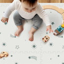 Baby Foam Play Mat - 72x48 Crawling Mat with Interlocking Floor Tiles