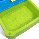 Two-Tier Blue Plastic Outdoor Water Table - Multi-color