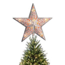Celebrations Incandescent Assorted Glitter Star Tree Topper 9.75 in., Pack of 6