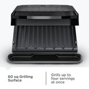 4-Serving Removable Plate & Panini Grill - Black