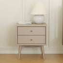 Palma Nightstand with USB Port - Taupe