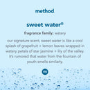 Method Sweet Water Scent Gel Hand Wash 12 oz, Pack of 6