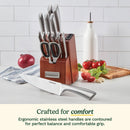 Stainless Steel Cutlery Block Set - 14 Pieces