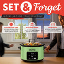4.5 QT Programmable Slow Cooker - Green