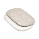 Snoozi Fitted Bassinet Sheets - Dandelion Beige/Vanilla Cream