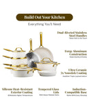 Nonstick Cookware Set - Beige