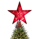 Celebrations Incandescent Assorted Mercury Star Tree Topper 10 in., Pack of 6