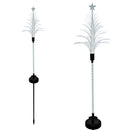 Alpine LED Christmas Tree Solar Stake 40 in. Pathway Decor, Pack of 16