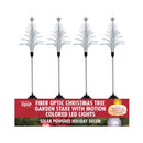 Alpine LED Christmas Tree Solar Stake 40 in. Pathway Decor, Pack of 16