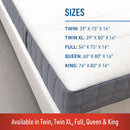 JT Eaton Lock-Up Full White Stretch-Knit Polyester Mattress Encasement Cover