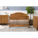Charlie 4-in-1 Convertible Crib - Dark Chestnut