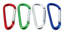 Home Plus Aluminum Assorted D Carabiner, Pack of 40