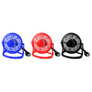 Home Plus 4 in. H X 3.5 in. D 1 speed Mini Fan, Pack of 6