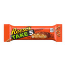 Reese's Take 5 Pretzels, Caramel, Peanuts, Peanut Butter and Chocolate Candy Bar 1.5 oz, Pack of 18