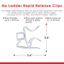 Dyno No Ladder Quick Release Light Clips 25 pk