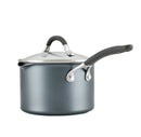 Nonstick Induction Straining 3qt Saucepan with Lid - Graphite