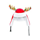 Dyno Red/White Antler Santa Indoor Christmas Decor 17 in., Pack of 12