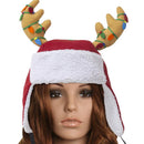 Dyno Red/White Antler Santa Indoor Christmas Decor 17 in., Pack of 12