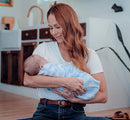 Muslin Swaddle Blankets Set of 4 - Blue