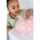 Piggy Bank - Pink Polka