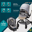 360 Rotating Modular Travel System - French Gray
