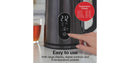 1.7Liter DoubleWall Dig SS Kettle 40851: Electric Water & Tea Heater, 1.7L, Stainless Steel, 1500W, Black
