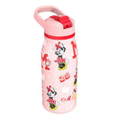 Zak Designs 14oz Minnie Mouse Tranquility Sip Water Bottle