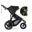 Jogging Stroller with Dual Suspension and Air-Filled Tires - Nightfall
