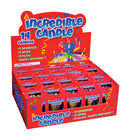 Just For Laughs Incredible Candle Celebration Birthday Candle Plastic 1 pk, Pack of 20