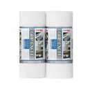 Grip Excel 2pk 12"x20' Bright White: Non-Adhesive Shelf & Drawer Liners for Kitchen Cabinets, Solid White