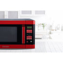 1.6 cu ft 1100W Microwave Oven - Red