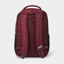 Center Backpack - Dark Red Logo AOP