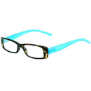 Envy Rosa Tortoise/Blue Frame +1.25 Strength Women's Reading Glasses, Pack of 12